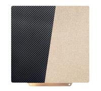 IdeaFormer PET+PEI Doppia Trama Piastra 235x235mm, Forte Adesività Stampante 3D Piastra di Stampa in Acciaio per Molle Senza Base Magnetica per Ender 3/Ender 3 Pro/Ender 3 V2/Ender 5/Ender 5 Pro
