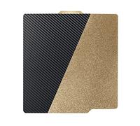 IdeaFormer Piastra di costruzione PET in fibra di carbonio liscia+PEI testurizzato 257x257mm, Letto di stampa flessibile fronte-retro Stampante 3D PET+Foglio PEI per Bambu Lab X1 X1C X1E P1P P1S A1