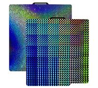 IdeaFormer Rainbow PEY+Phantom H1H - Piastra di pressione 257 x 257 mm, in acciaio a molla liscio PEY H1H Build Plate per Bambulab X1, X1C, X1E, P1P, P1S, A1