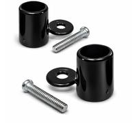 IdeaGenesis Fermi e Tappi per Tapparelle Avvolgibili (12, Marrone 30mm) | Fermo Fine Corsa di Ricambio in PVC con Viti da 6 mm e Rondelle - Ferma Tapparella e Serrande - Adatto a Stecche fino a 16 mm