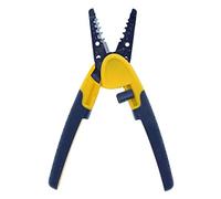 IDEAL Electrical 45-718 Kinetic Super T-Stripper - 6-14 AWG Solido, 8-16 AWG Stranded, Wire Stripper w/Pollice, naso pinza, blocco scorrevole, impugnature testurizzate