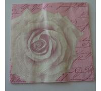 Ideal Home Range 20 Servietten In Love Rosa 33x33cm