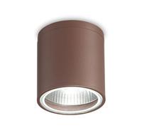 Plafoniera Moderna Gun Alluminio Coffee 1 Luce Gu10
