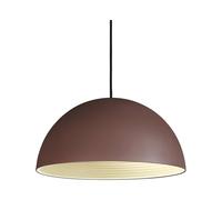Sospensione Rustica-Country Folk Metallo Corten Ruggine 1 Luce E27 D40Cm