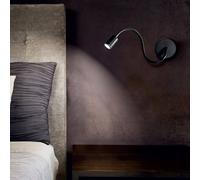 IDEAL LUX Applique a LED flessibile Focus, nero IDEAL LUX