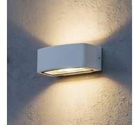 Ideal Lux applique da esterno Andromeda, bianco, larghezza 22 cm, alluminio IDEAL LUX