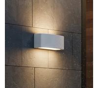 Ideal Lux Applique da esterno Andromeda, grigio, larghezza 22 cm, alluminio IDEAL LUX