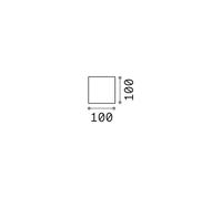 Ideal Lux applique da esterno Rubik alluminio antracite 10 cm 4.000 K IDEAL LUX