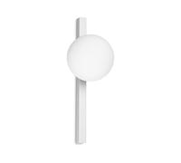 Applique Da Parete Contemporaneo Binomio Metallo Bianco 1 Luce G9 4W 3000K Ip20