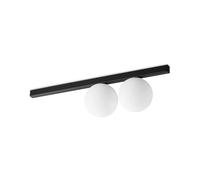 Ideal Lux BINOMIO Plafoniera Globo a 2 luci Nera