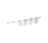 Plafoniera Contemporaneo Binomio Metallo Bianco 4 Luci G9 4W 3000K Ip20
