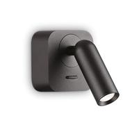 LAMPADA DA PARETE BEAN SQUARE AP NERO