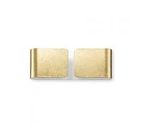 Applique Contemporanea Clip Metallo Oro 2 Luci G9 3W 3000K Luce Calda [EEK: A++]