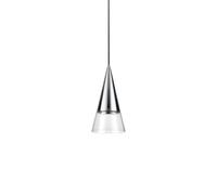 Lampada A Sospensione Cono 1 Luce Gu10 Cromo