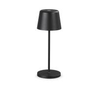 CUTE LAMPADA A BATTERIA RICARICABILE DIMMERABILE IP65 LED 2200 K 2700 K, 2,5W 220 lm NERO