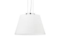 Sospensione Moderna Cylinder Metallo Bianco 1 Luce E27