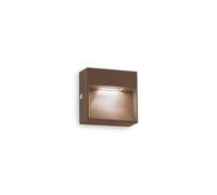 Applique Da Parete Contemporaneo Dedra Alluminio Coffee Led 1,5W 3000K Ip65
