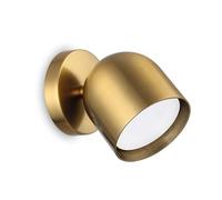Lampada da parete Ideal Lux Dodo AP1 1xGX53 max 15W ottone - 314129 [EEK: Non conforme]