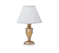 Lampade Da Scrivania - Ufficio Classico Firenze Metallo Oro 1 Luce E14