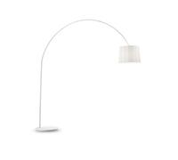 IDEAL LUX DORSALE PT1 TOTAL WHITE, piantana moderna da terra in metallo 1 luce