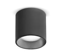 Plafoniera Moderna Dot Metallo Nero Led 5W 3000K Luce Calda