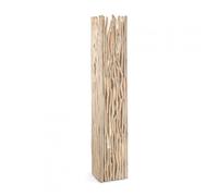Piantana Industrial-Minimal Driftwood Legno Marrone 2 Luci E27