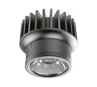 Faretto Incasso Dynamic Alluminio Nero Led 10W 2700K Luce Calda