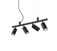 Ideal Lux DYNAMITE SP4 NERO Mod. 231341 Lampada A Sospensione 4 Luci