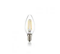 IDEAL LUX LAMPADINA LED E14 4W OLIVA TRASPARENTE