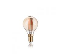 SFERA LED VINTAGE E14 3,5W VETRO GOLD 250 LUMEN 2200K