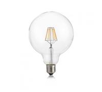 Lampadina Led Globo trasparente Ideal Lux 8W E27 3000K 101347