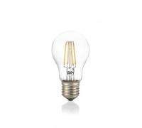 LAMPADINA ATTACCO E27 IN VETRO GOCCIA TRASPARENTE 4 W 490 lm 3000 K Ø 60 x H 105 mm