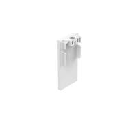 EGO HIGH TESTATA CHIUSURA SENZA FORO PER SISTEMA BINARIO 48V BIANCO