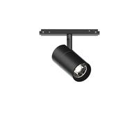 Faretto Binario Singolo Ego Alluminio Nero 1 Luce 26W 3000K Luce Calda 1-10V