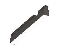 EGO WIDE LED SMD SAMSUNG SISTEMA ILLUMINANTE PER BINARIO DIMMERABILE DALI 850 lm 3000 K 7 W 110° NERO 28,4CM