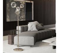 Piantana Contemporanea Equinoxe Metallo Ottone 4 Luci 2W 3000K Luce Calda [EEK: A++]