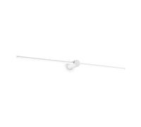 Applique Da Parete Contemporaneo Filo Alluminio Bianco Led 16W 3000K Ip44