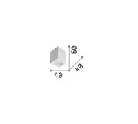Ideal Lux Plafoniera Contemporanea Dot Alluminio Bianco LED integrato 4W 3000K IP20