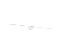 Applique Da Parete Contemporaneo Filo Alluminio Bianco Led 16W 3000K Ip44