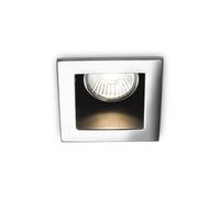 Faretto Da Incasso Moderno Funky Metallo Cromo 1 Luce Gu10