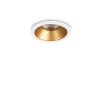 GAME TRIM ROUND LED COB CREE FARETTO DA INCASSO 3000 K 5 W 650 lm 36° BIANCO E ORO D.5,8CM