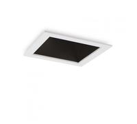 Proiettore Da Incasso Moderno Game Square Alluminio Bianco E Nero Led 11W 3000K