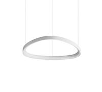 Lampadario A Sospensione Contemporaneo Gemini Metallo Bianco Led 48W 3000K Ip20