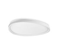 Plafoniera Contemporanea Gemini Metallo Bianco Led Integrato 41W 3000K Ip20