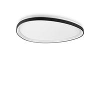 Plafoniera Contemporanea Gemini Metallo Nero Led Integrato 41W 3000K Ip20