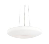 Sospensione Moderna Glory Vetro Bianco 5 Luci E27 D60