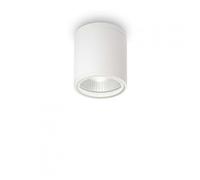 Plafoniera Moderna Gun Alluminio Bianco 1 Luce Gu10