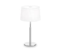 Lampada Da Scrivania-Ufficio Moderna Hilton Metallo Bianco 1 Luce G9 3W 3000K