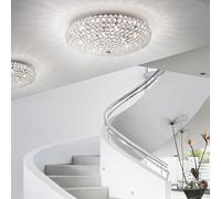 LAMPADA DA SOFFITTO KING PL9 CROMO