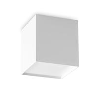 Plafoniera Contemporanea Kubiko Alluminio Bianco Led Integrato 10W 3000K Ip20